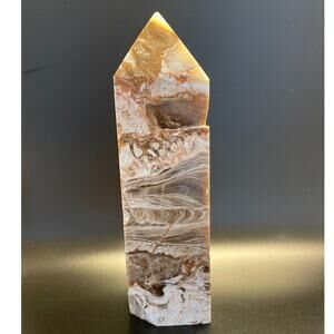 Stunning Huge Chocolate Calcite Point Tower